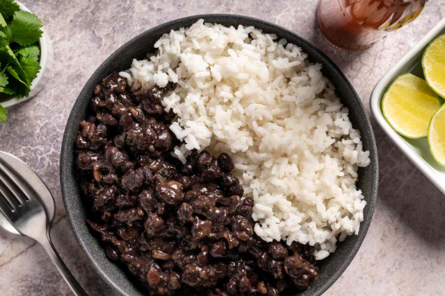 Alubias y arroz