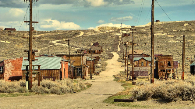 Bodie, la era pasada del Oeste americano