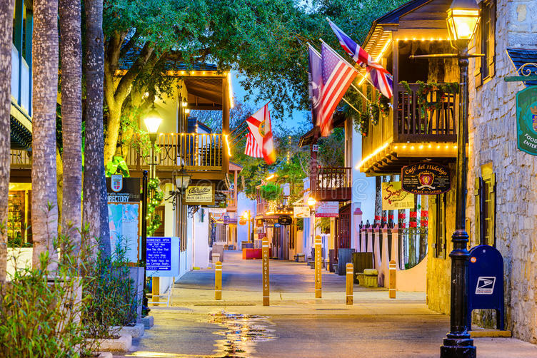 古物，圣乔治街的历史景点 - St. Augustine | Secret World Trip Planner