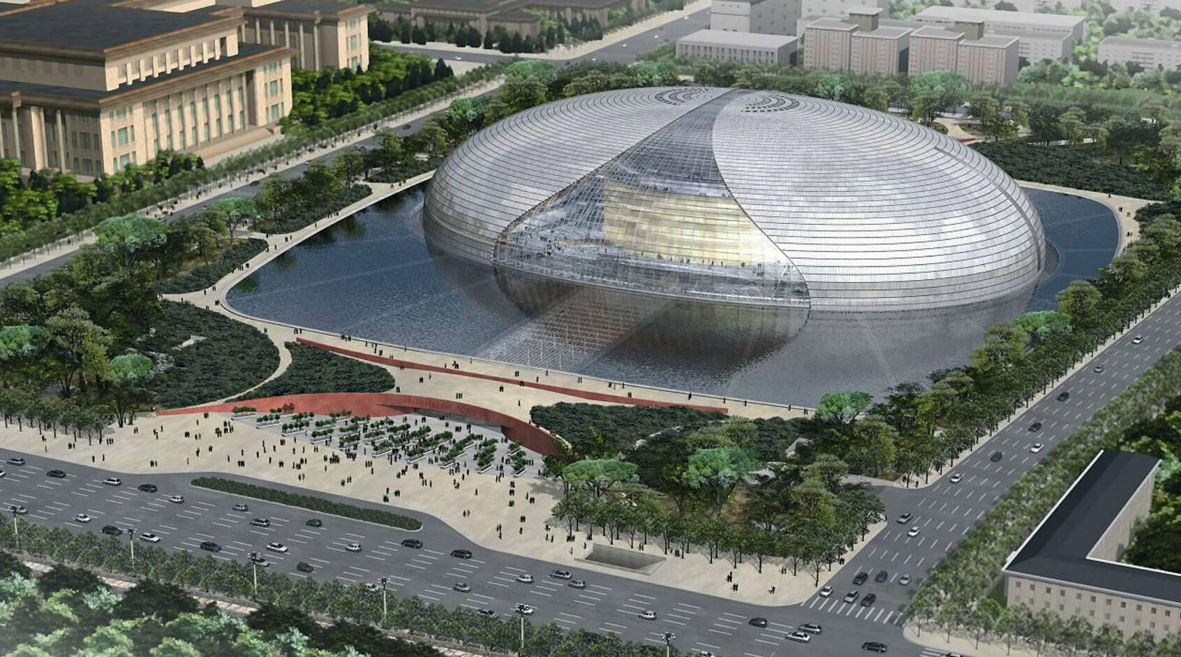 国家大剧院，由保罗*安德鲁 - Pechino | Secret World Trip Planner
