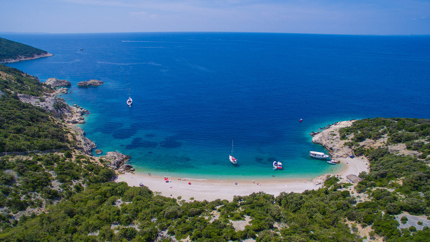 Between blue green: Lubenice Beach - Lubenice | Secret World Trip Planner