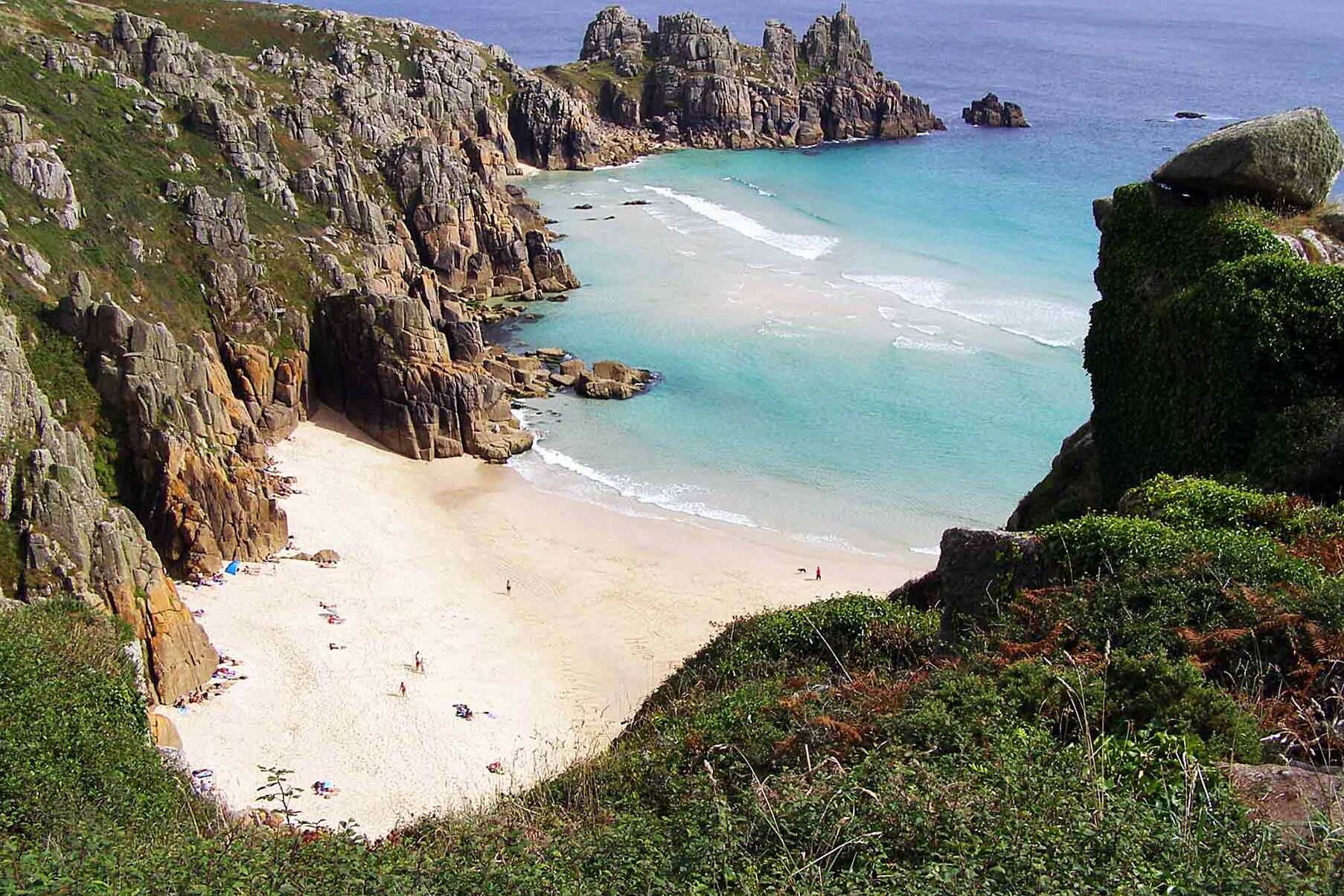 Porthcurno rand on üks ilusamaid maailmas - Porthcurno | Secret World Trip Planner