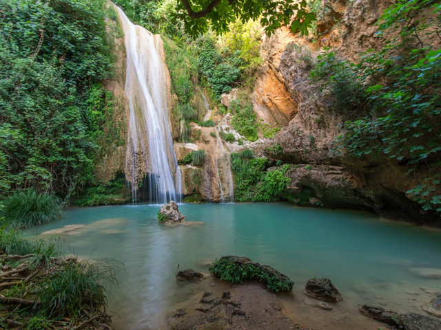 The Kalamaris Waterfall - Pilos | Secret World Trip Planner