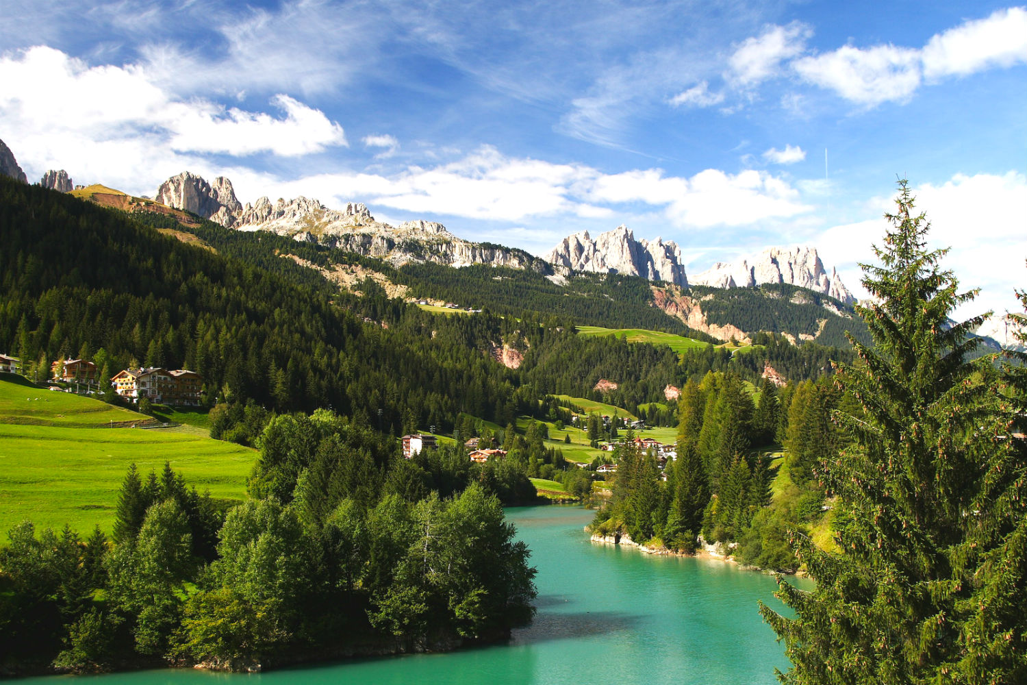 Moena és Val di Fassa fényei