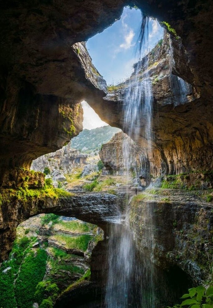 לבנון: מפל ערוץ בלה. - Tannourine El Faouqa | Secret World Trip Planner