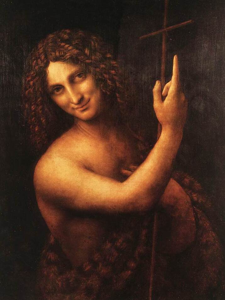 Saint Jean-Baptiste par Léonard de Vinci - Paris | Secret World Trip Planner