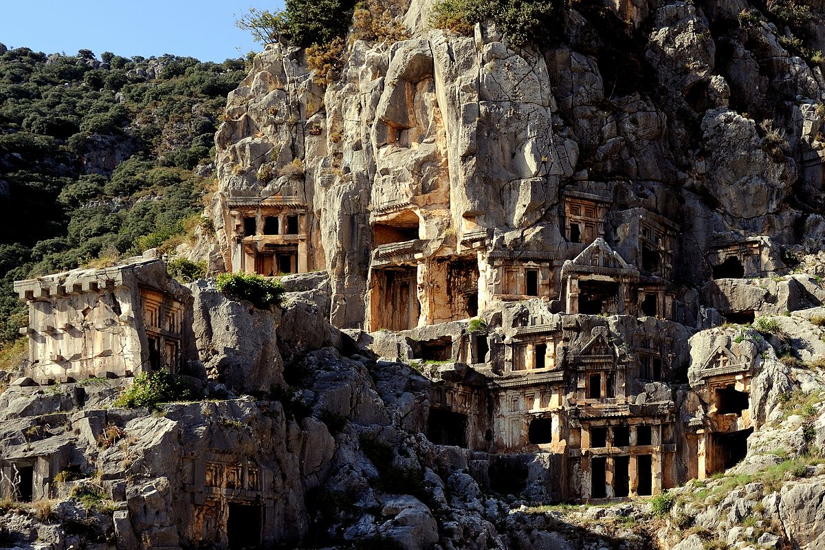 Las tumbas de Myra (Demre) Lycian Secret World
