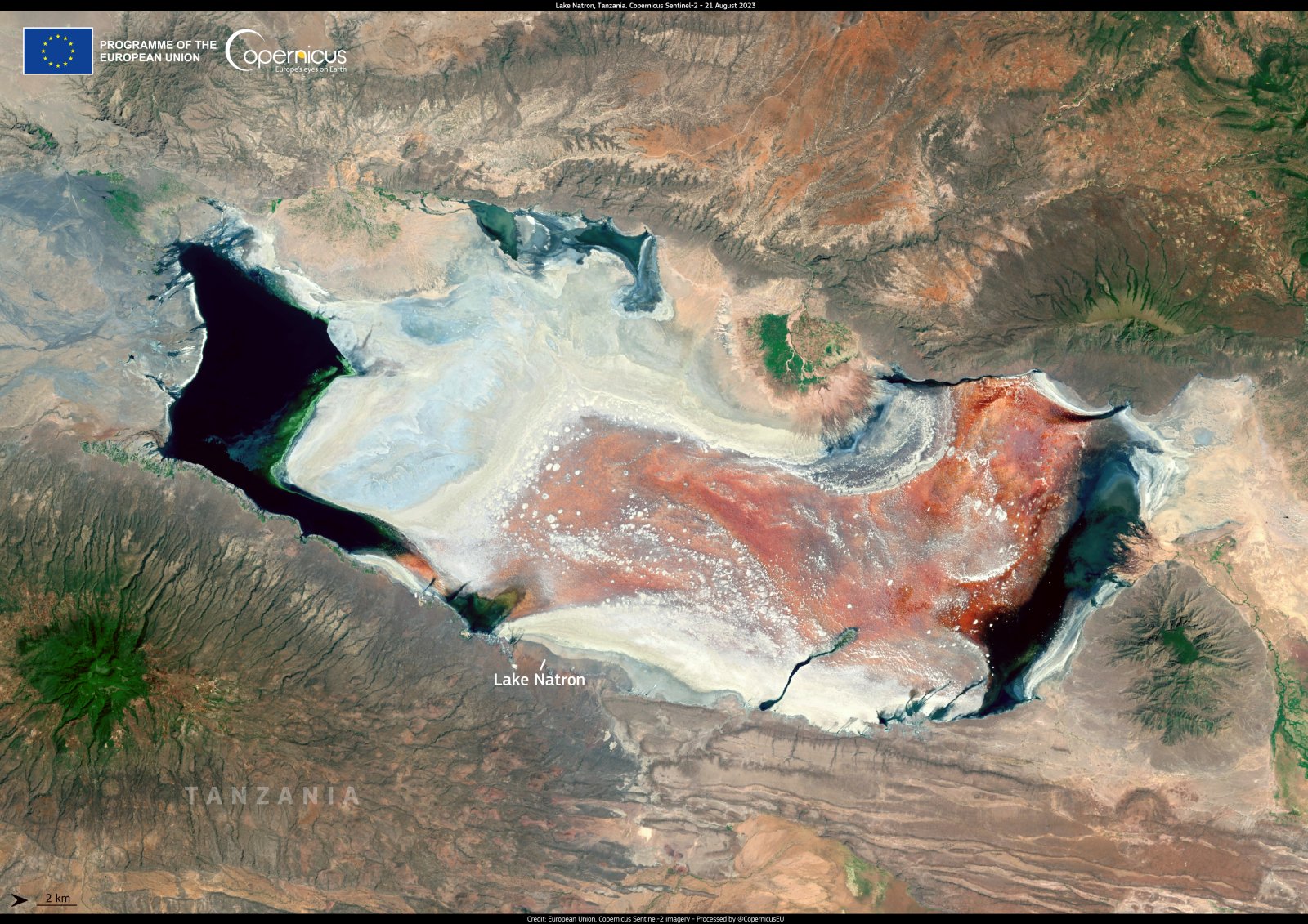 Jezero Natron v Tanzanii | Secret World Trip Planner