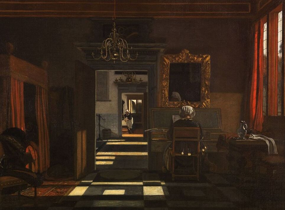 De Witte: Interno con una donna al virginale - Rotterdam | Secret World Trip Planner