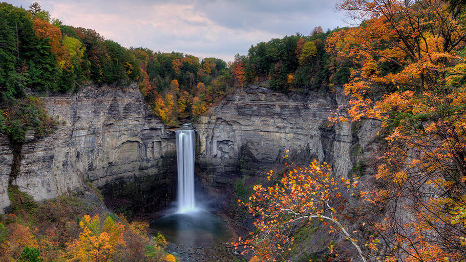 Taughannock Falls in Ulysses - Trumansburg | Secret World Trip Planner