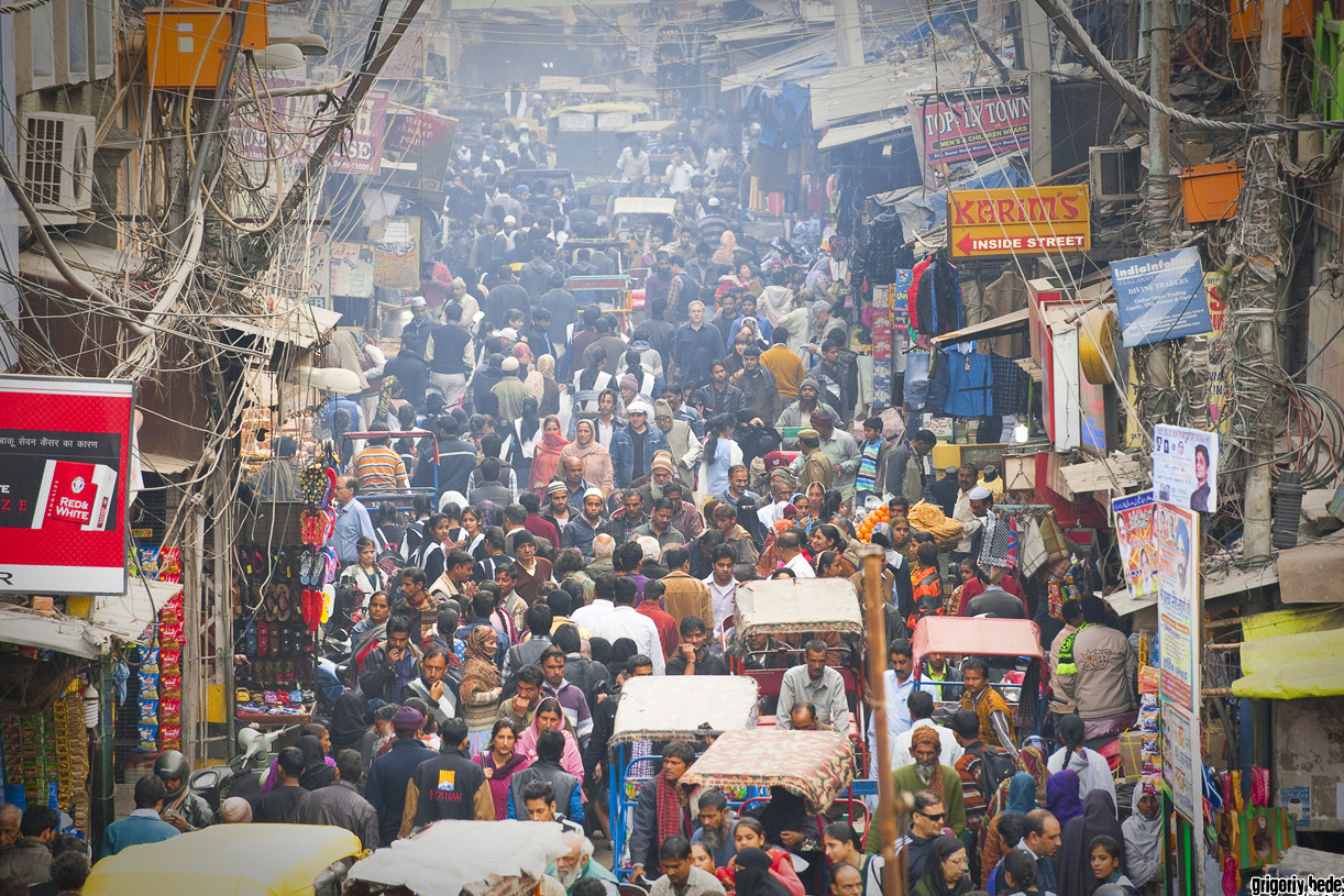 올드 델리의 주요 동맥 인 찬드니 초크 - New Delhi | Secret World Trip Planner