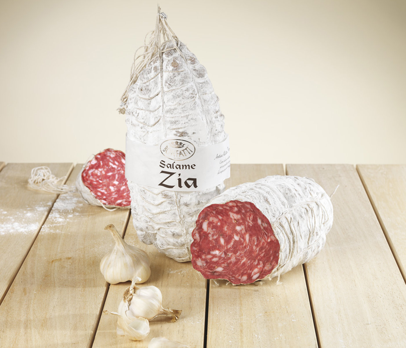 Los orígenes del Salame "Zia ferrarese" son antiguos y se deben