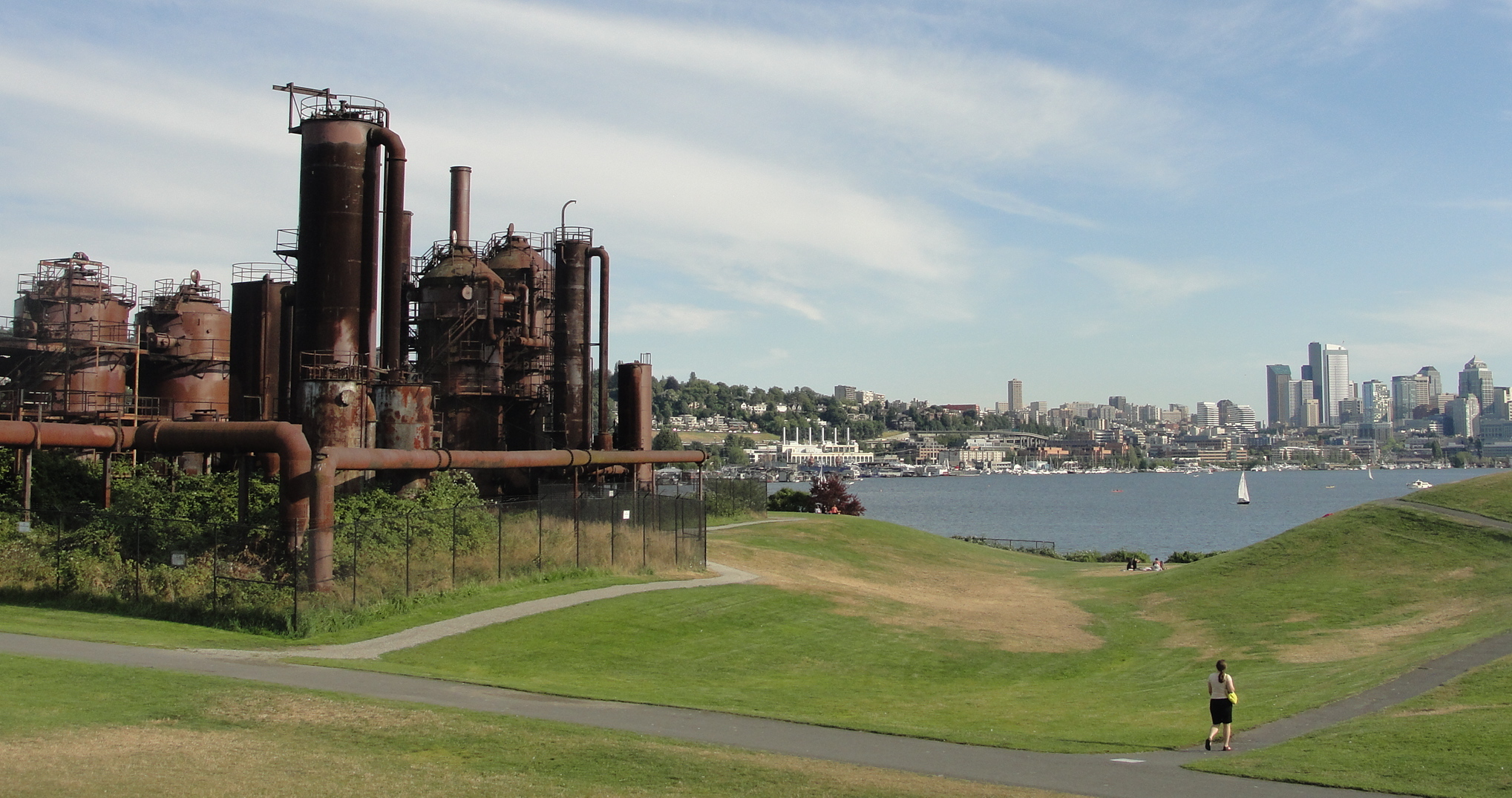Gas works park in Seattle Secret World