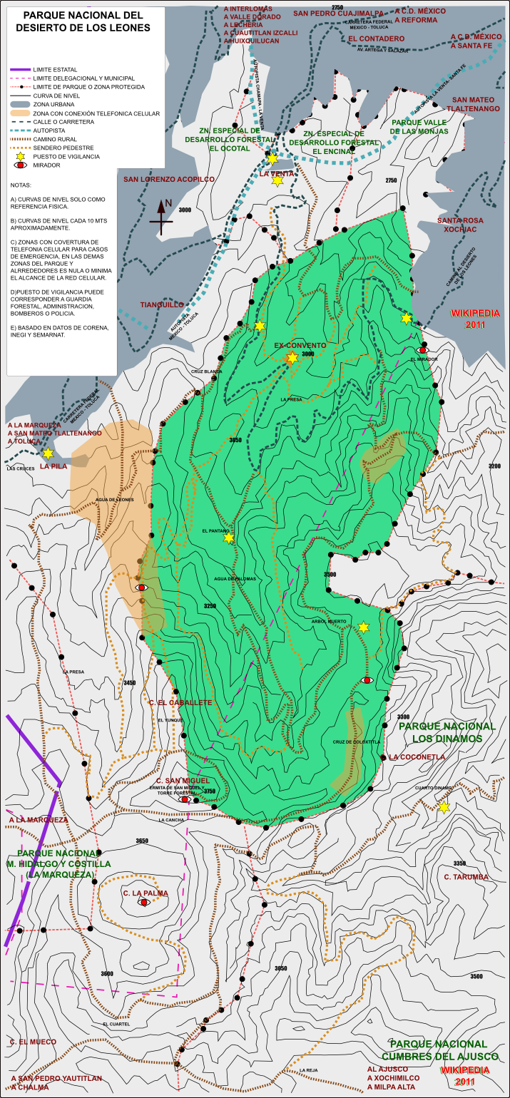 Национальный парк Десерто-де-лос-Леонес: Скрытая Оазис - Delegazione Álvaro Obregón | Secret World Trip Planner