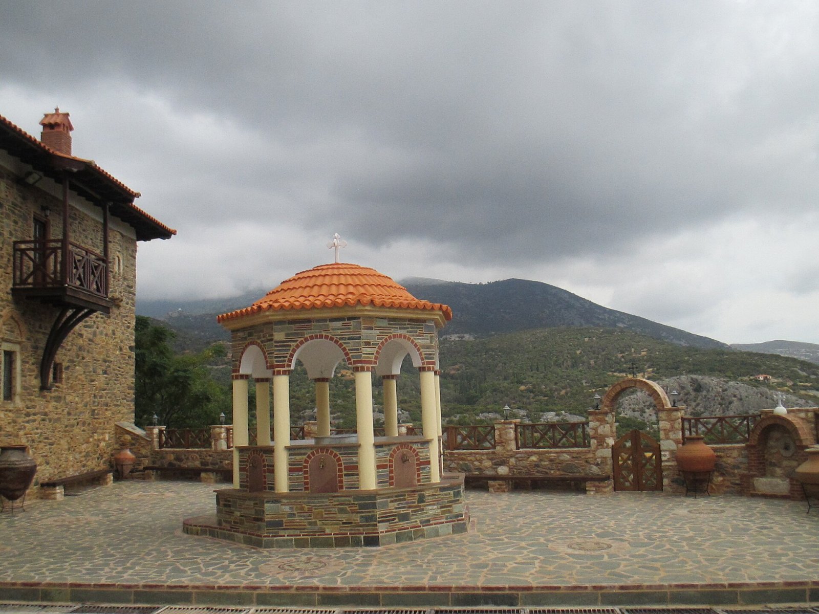 Discover the Monastery of Megali Panagia: a Treasure of Samos - MRWR+6W Moni Megalis Panagias | Secret World Trip Planner