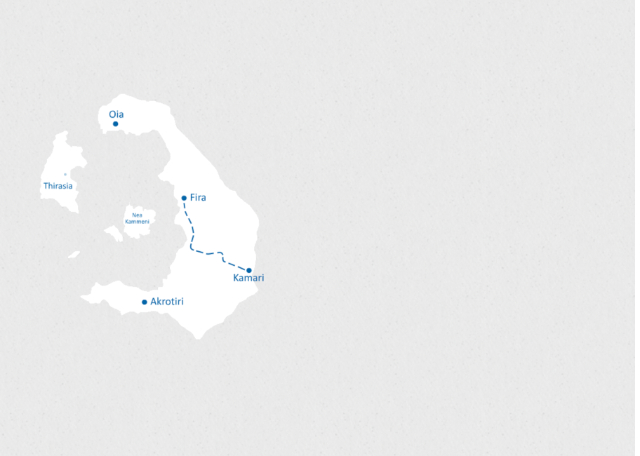 Z Firy do Kamari: vyhlídková jízda srdcem Santorini - Santorini | Secret World Trip Planner