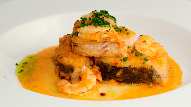 Chupe de merluza — Puerto Chacabuco