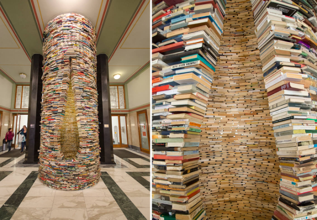 Idiom, a escultura do livro - Mariánské nám. 1/98 | Secret World Trip Planner