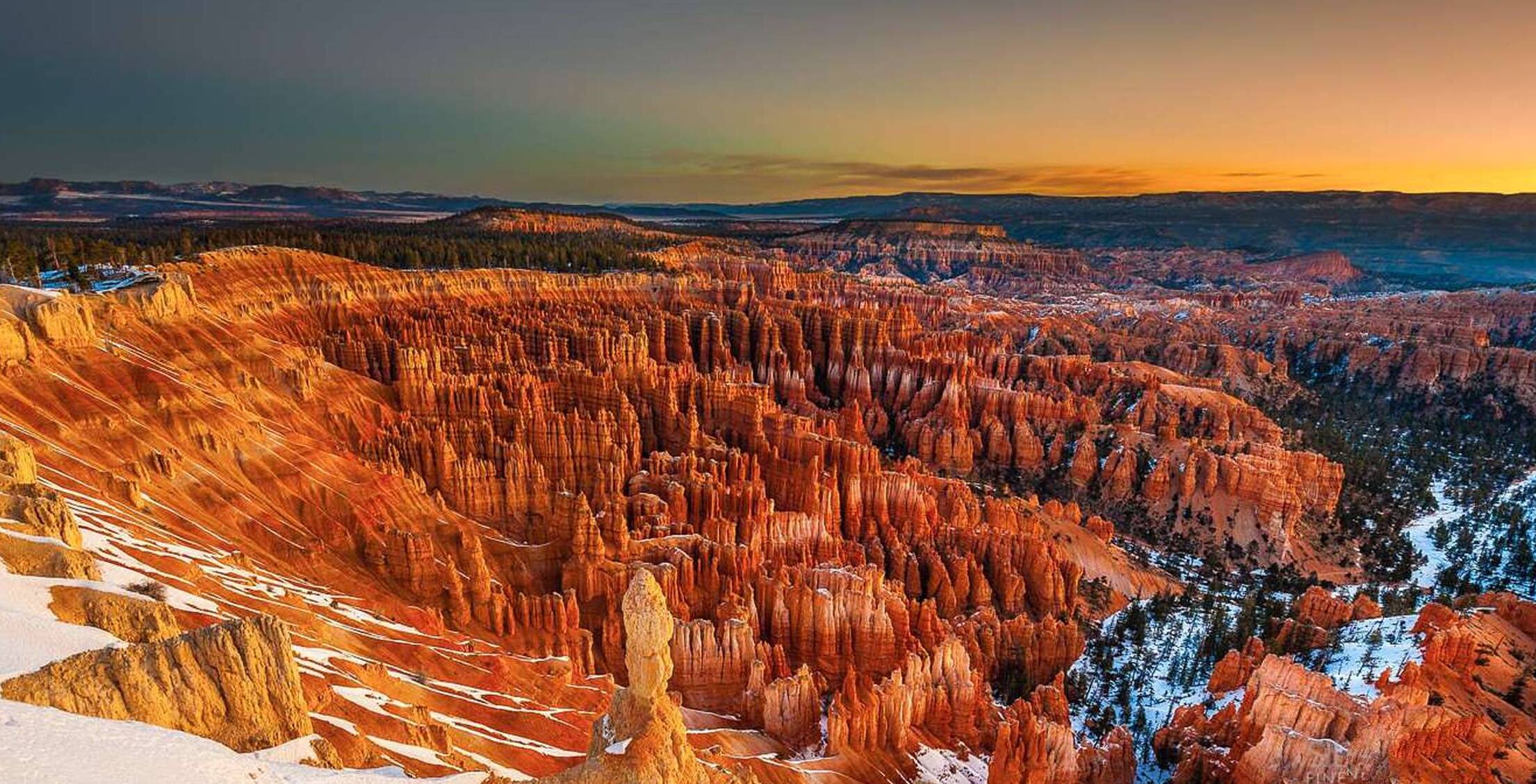 The Bryce Canyon at sunset has incredible colours - Bryce Canyon | Secret World Trip Planner