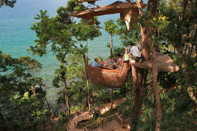Treepod veitingastaður - Tambon Ko Kut | Secret World Trip Planner