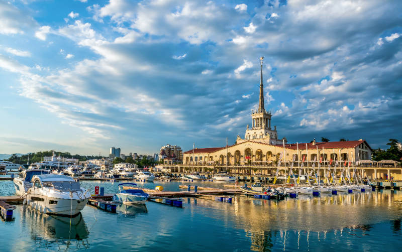 Sochi, an pearl ar an Mhuir Dhubh 