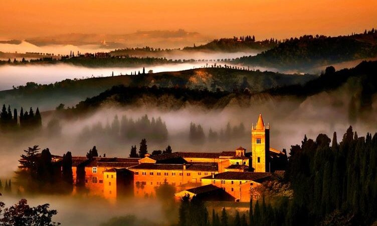 Abbey của Monte Oliveto Sicily - Asciano | Secret World Trip Planner