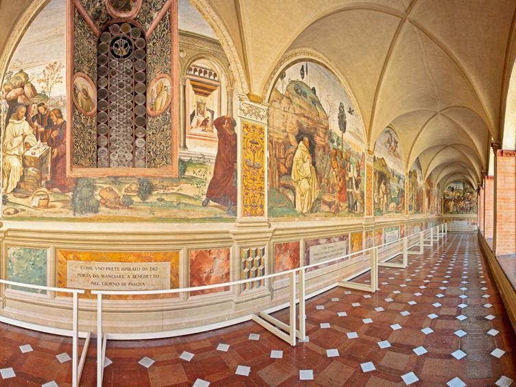 A Monte Oliveto Maggiore apátság valódi vonzereje minden bizonnyal a - Asciano | Secret World Trip Planner